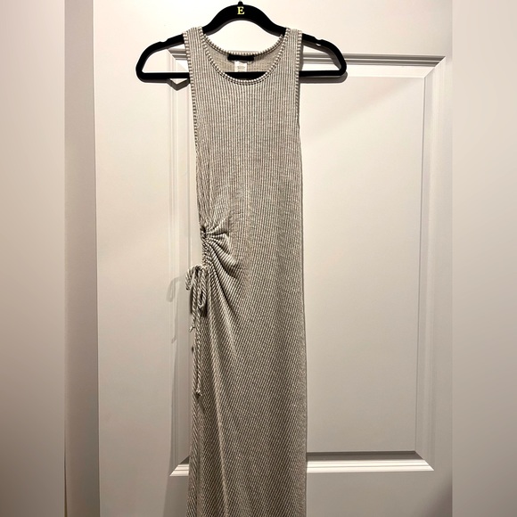 Caution to the Wind Maxi Beach Dress with Side Cutout - Picture 1 of 1